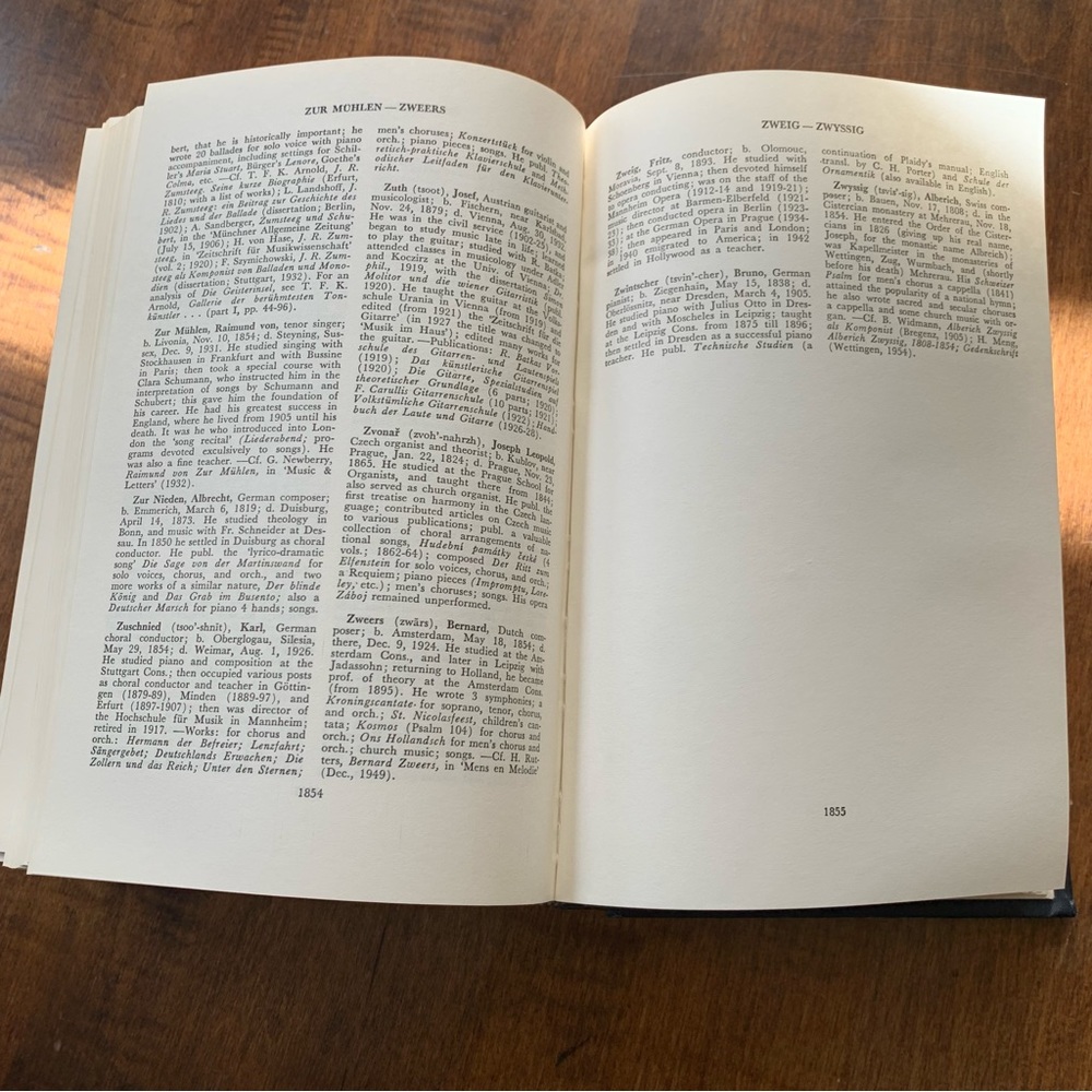 Vintage Baker’s Biographical Dictionary of Musicians 5th Edition - Picture 8 of 12